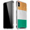 Ivory Coast Flag Distressed iPhone X/XS Clear Case